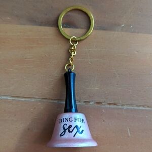 Ring For S** Bell Keychain